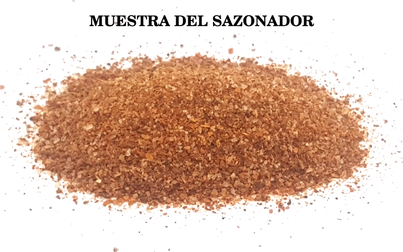 Muestra del sazonador